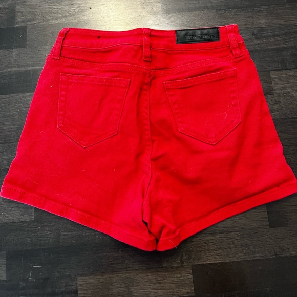 Red Blackheart jean shorts size 0 - Picture 2 of 4